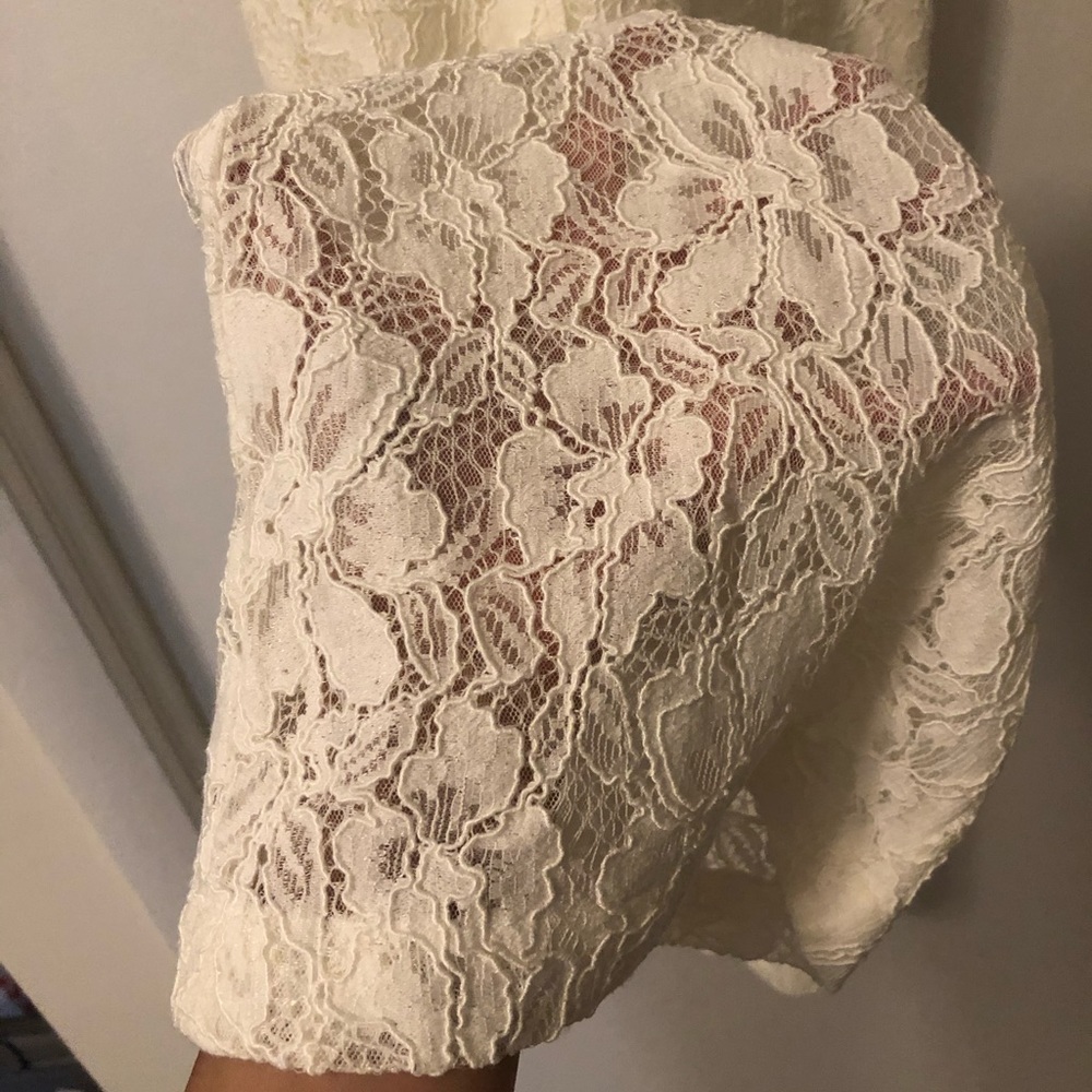 Bcbgmaxazria Lace Floral Overall Jumpsuit - Picture 5 of 8